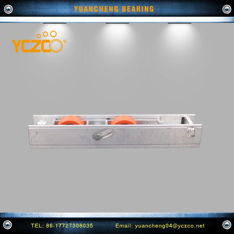 YCZCO Adjustable double wheels roller with aluminium housing for sliding gate