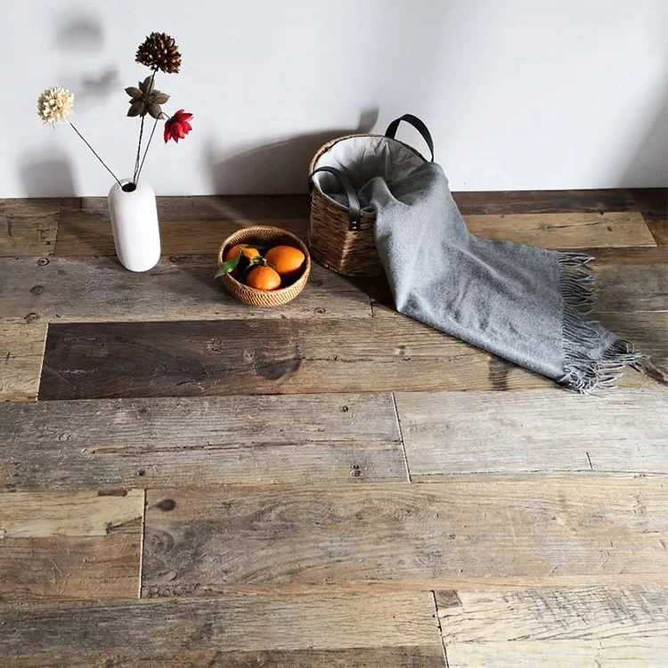 Reclaimed and recycled engineered timber wood flooring