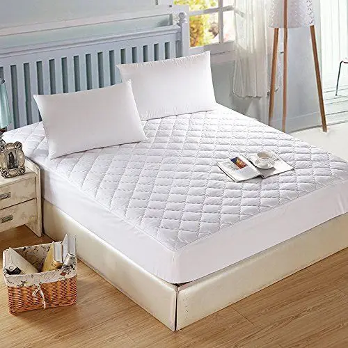 QUILTED MATTRESS PROTECTOR FITTED BED COVER SINGLE SMALL DOUBLE KING SIZE
