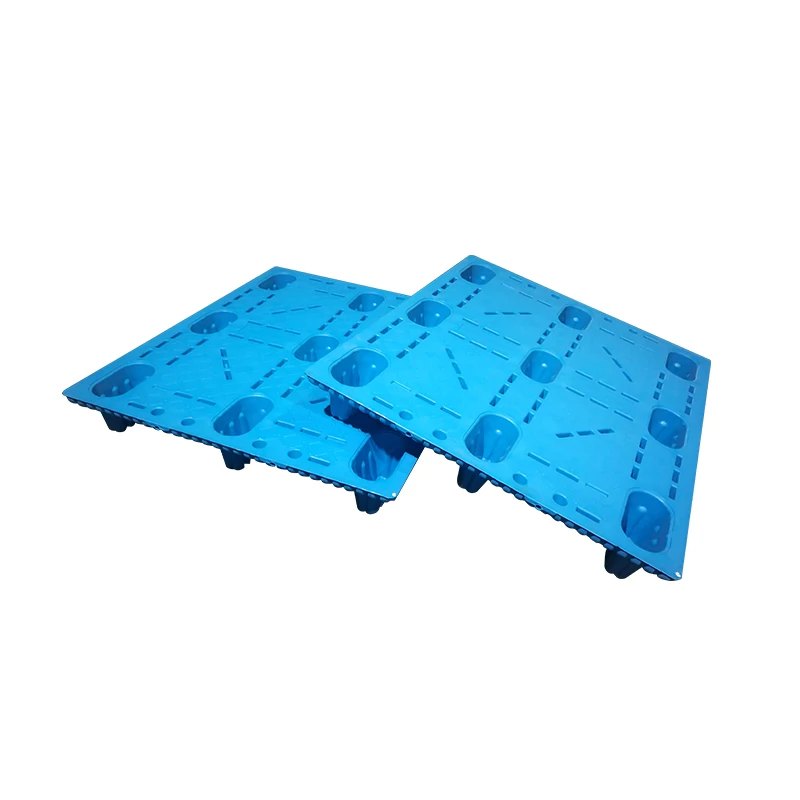 High impact resistance single side use blow mold enlightening plastic pallet