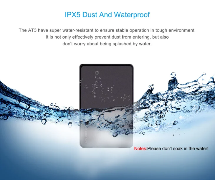 JIMI AT3 3G Mini Car GPS Tracker 5400mAh Battery 5 years Ultra-long Strong Magnet IPX5 Dust and Waterproof Tamper Alert