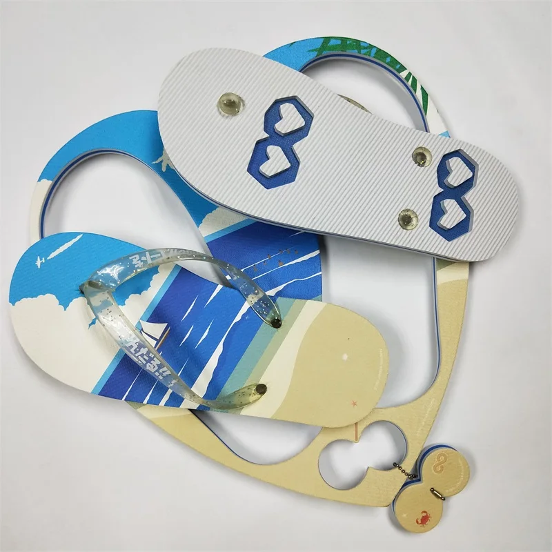 
2018 Beach Style Advertising Gift Promotional EVA Board Flip Flops Slippers 