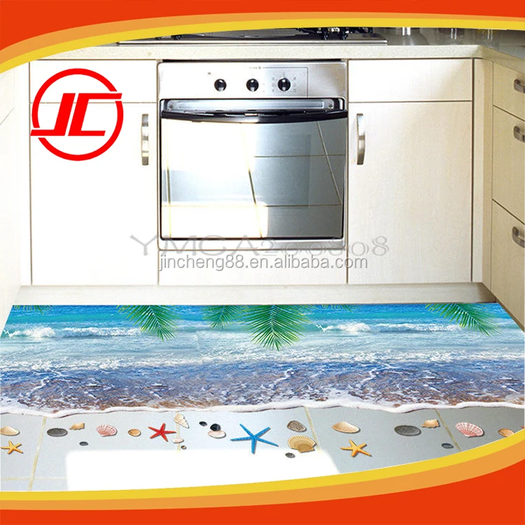 Fashion 3:1 Ratio UV Assistance 2 Components AB 3D Bathroom Epoxy Floor Coating