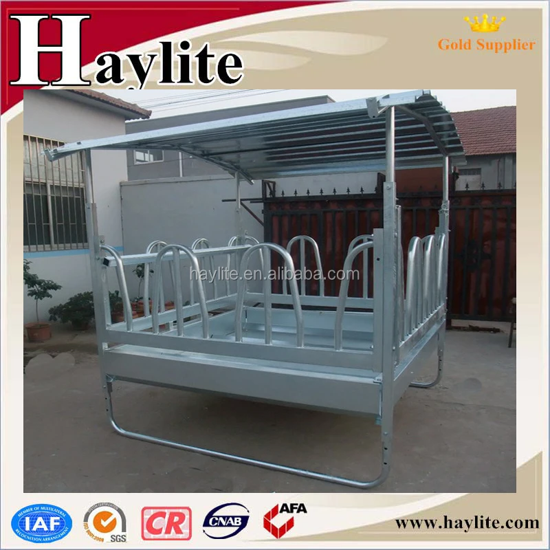 Кормушка для сена с пластиной и кольцом диаметром 2 м