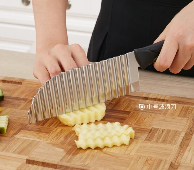 Crinkle Potato Slicer potato knife cutter