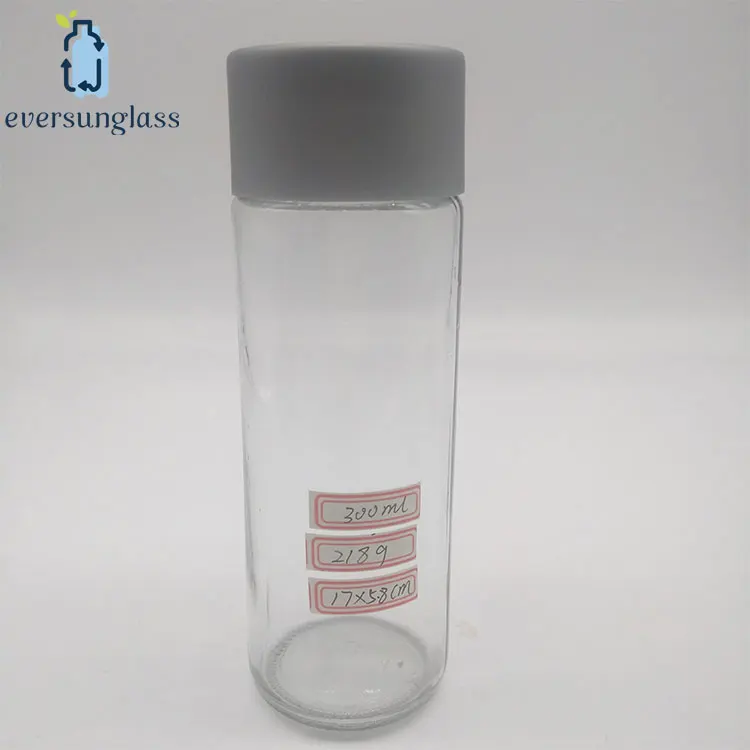 250ml 300ml 350ml 500ml 1000ml clear empty PET voss style plastic bottle
