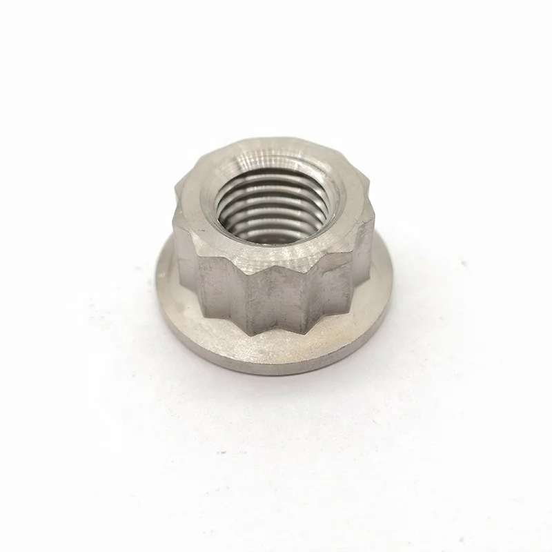 titanium 12point flange nut
