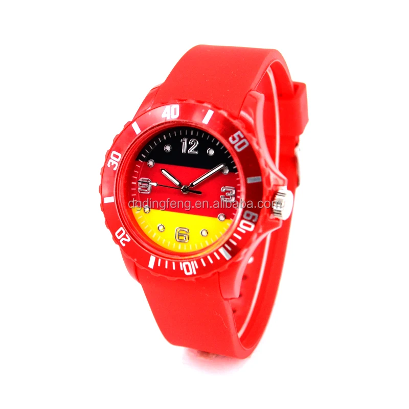 
2020 soccer world cup promotion watch Spain flag and other flags on dial 