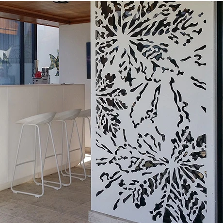 Iqaluit corten steel metal fence panels