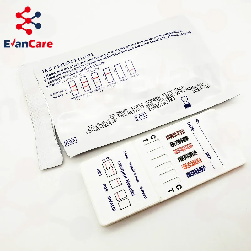 EVANCARE test/urine test device/Pre-employment drug screening with CE ISO  FSC