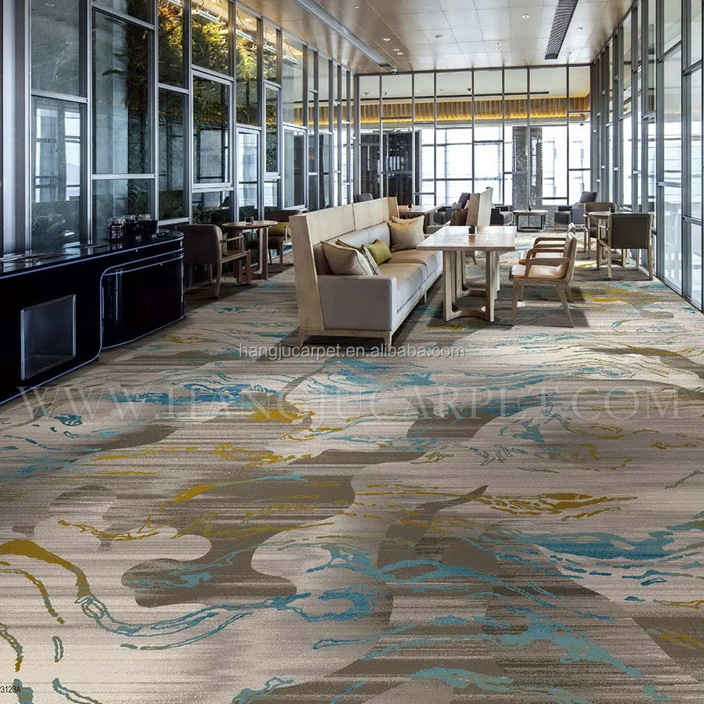 Commercial Hospitality Flowers Design Lobby Banquet Carpet D-H2Series