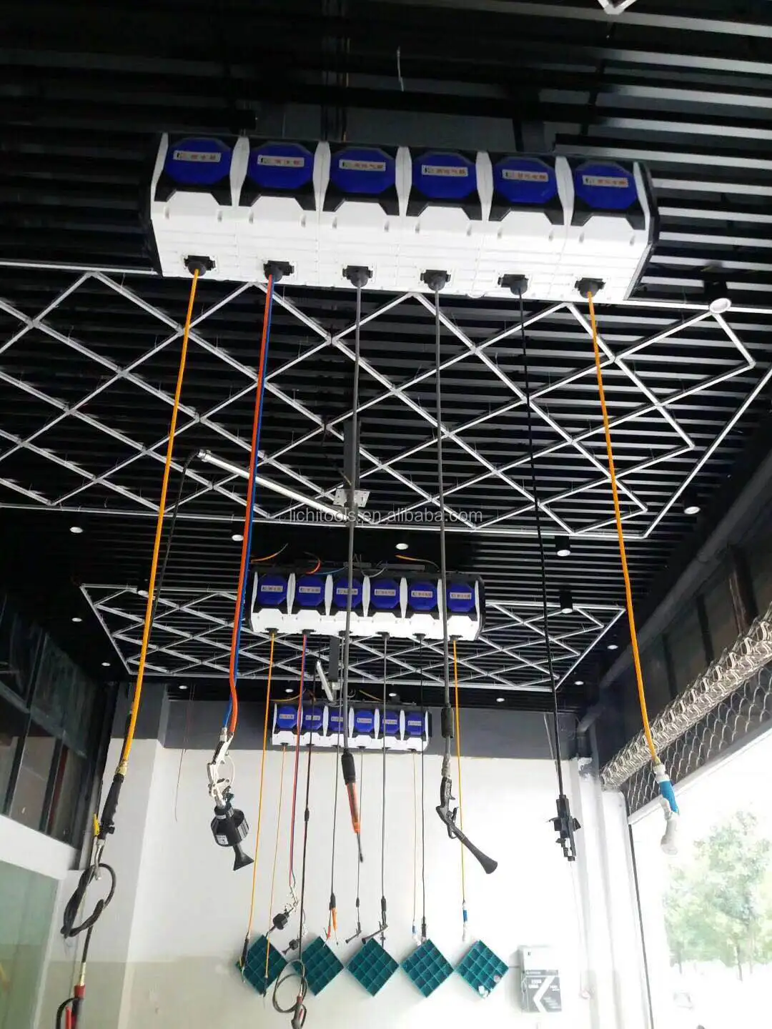 High Pressure Washer Accessories OEM Install Different Auto Retractable Foam Hose Reels Combined Box Drum