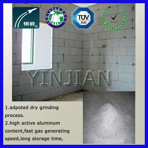алюминиевой пудры для aac
