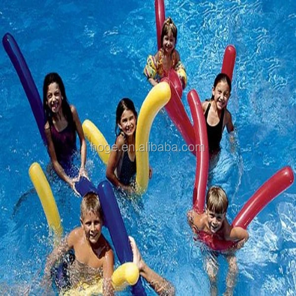 EN 71 PVC  sparkly stick inflatable swimming pool noodles