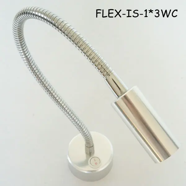 3W 12V 220V SWING ARM WALL MOUNTED HOTEL WALL READING LIGHT