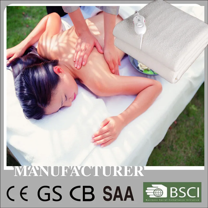 Certificated comfortable timer massage table warmer