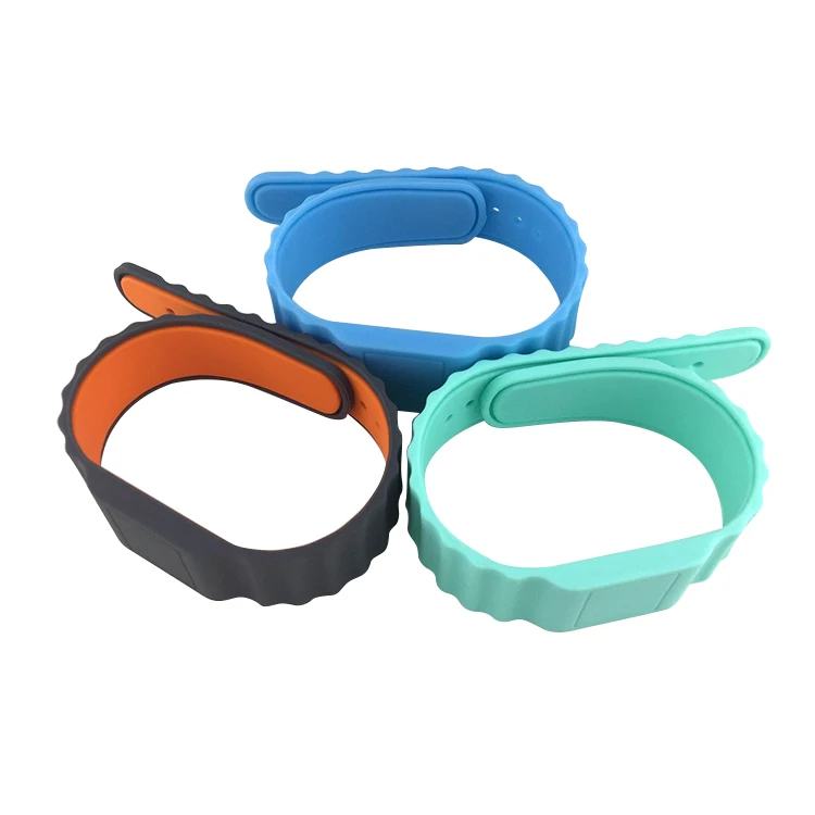 Custom Active Adjustable RFID Silicone Wristband with RFID Chip