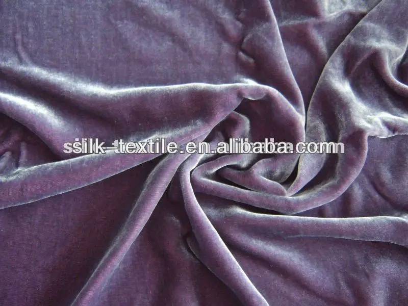 silk velvet curtain fabric
