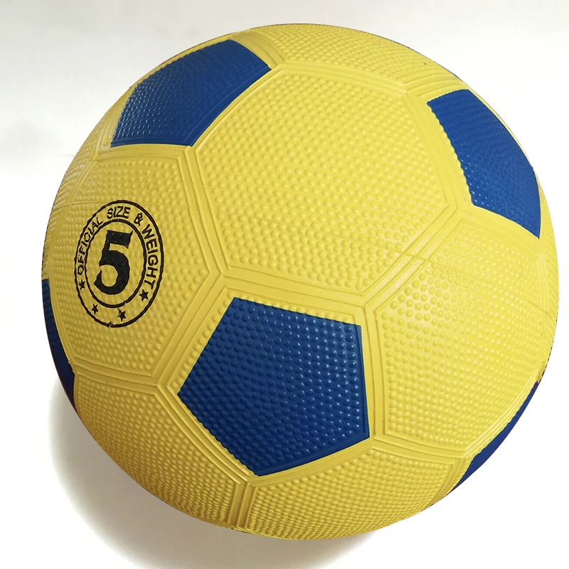 Colorful Custom Rubber Particle Surface Kids Soccer Ball Football
