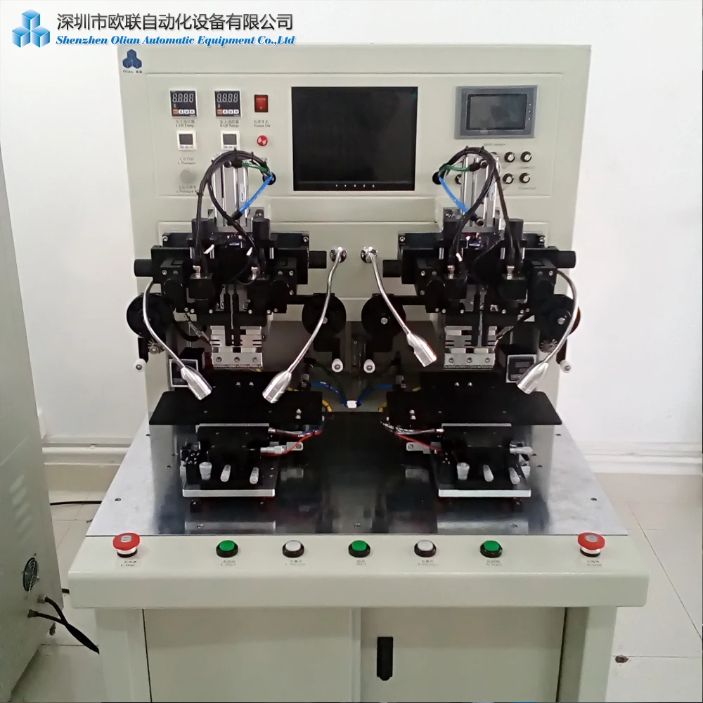 Olian new iphone x samsung s7 edge screen Automatic Flex Cable bonding Machine with 4 Microscope to repair all mobile phone LCD