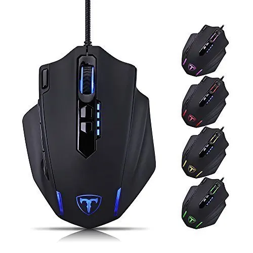 ET/OEM Thunderbird 11 Tasten Wired Gaming Mouse 4000 DPI, 1000 Hz Mice for Gamer