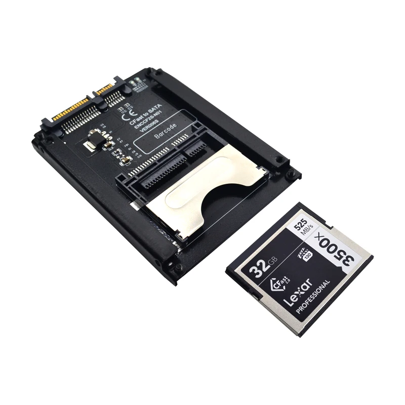 SATA 22Pin to CFast Card Adapter 2.5 inch Hard Disk Case SSD HDD CFast Card Reader for PC Laptop