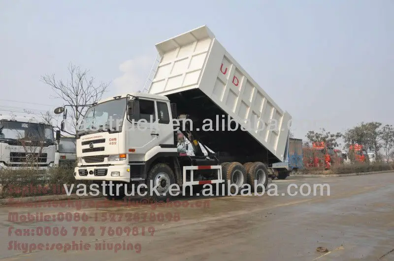 Japan V6 NISSAN UD 6*4 Tipper Truck