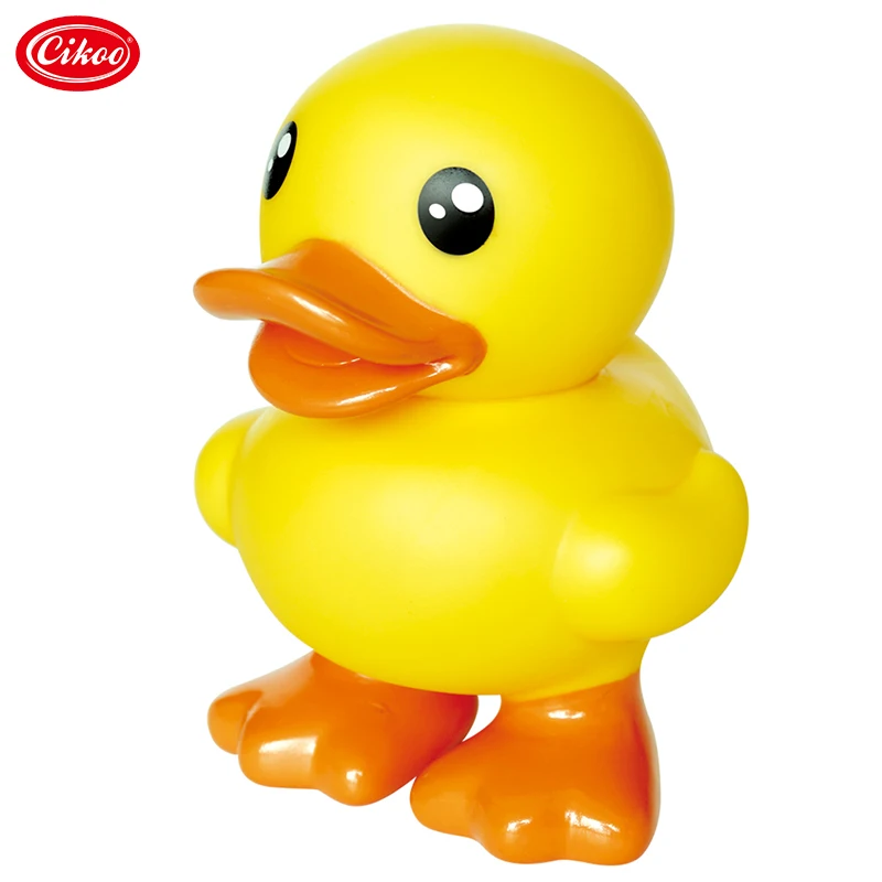 
Rubber Yellow Duck OEM Custom Vinyl Toys Cartoon Mini PVC Miniature Figures Bath Toy 