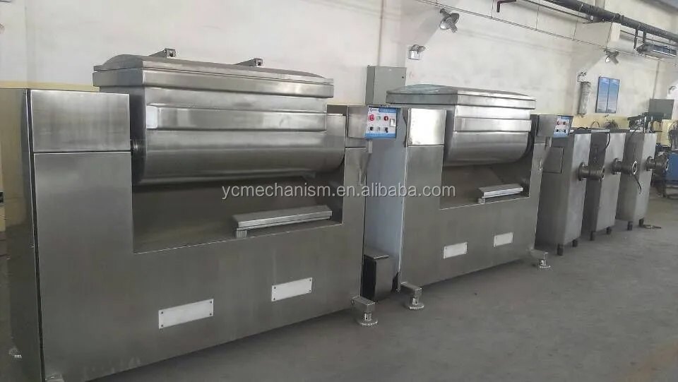 Meatball Used Meat Mixer Machine with strong double paddles