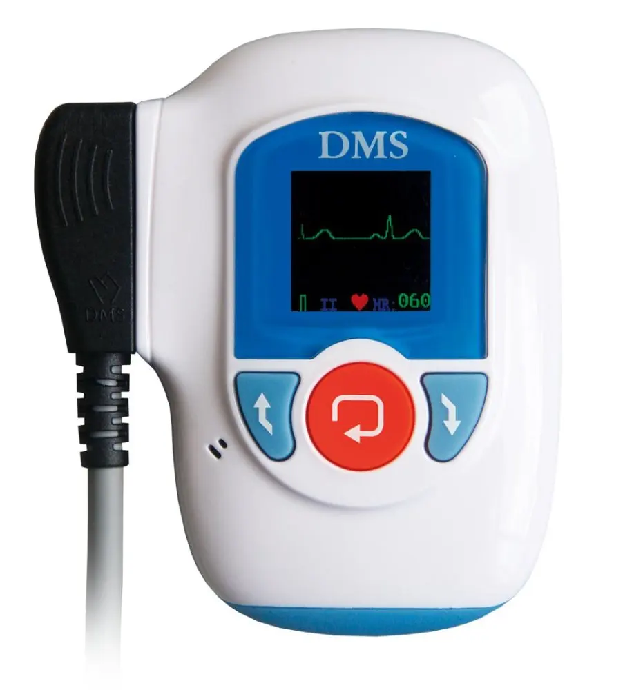 DMS ECG LCD Holter Monitor For Heart Electrocardiogram 12 Lead 10 Electrodes With CadioScan 12.Net Software