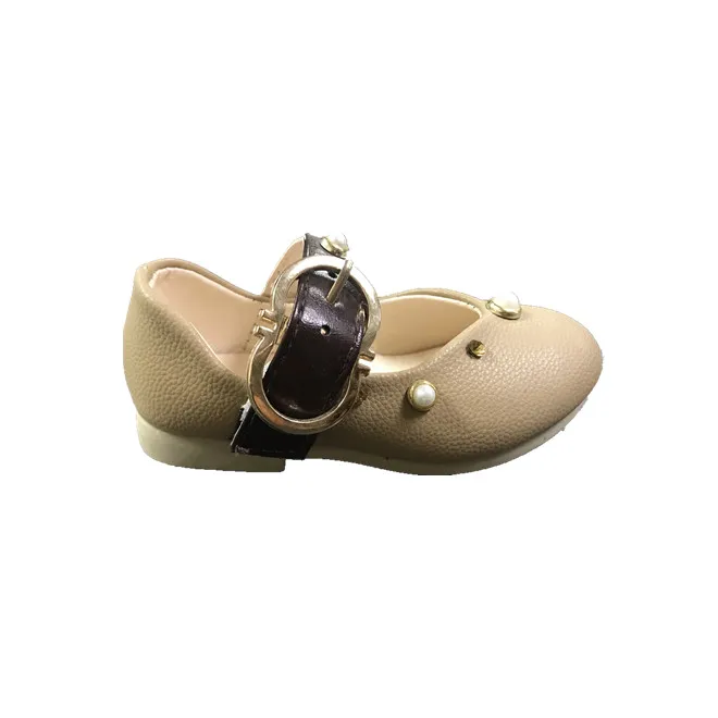 
good quality slip on pearl girls toddler dress baby shoes with soft sole 