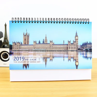 
2020 2021 New Year custom printing monthly calendar 