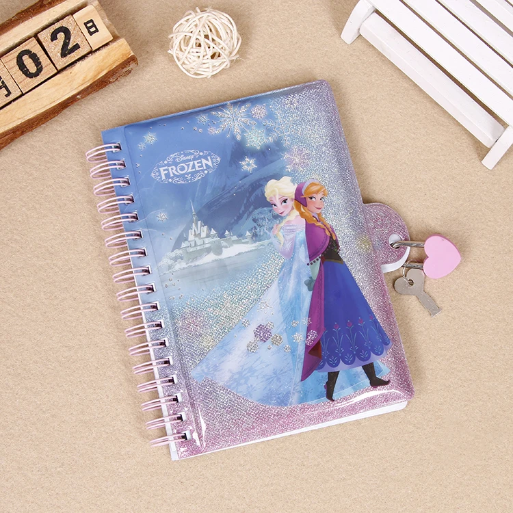 Hot Sale School dairy spiral  notebook with Lock