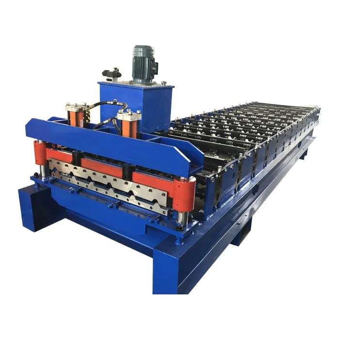 Automatic roof panels tile roll forming making machine