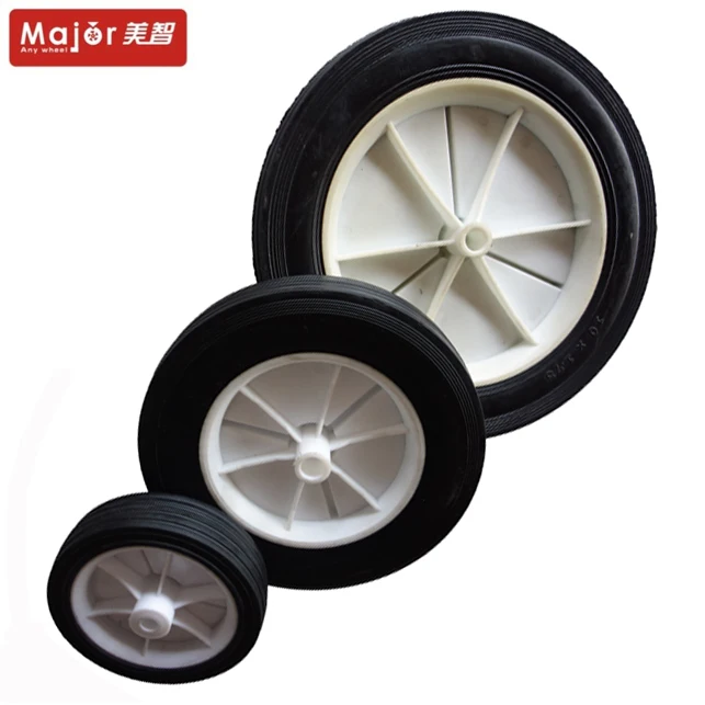 9 inch lawn mower plastic wheel for garden cart