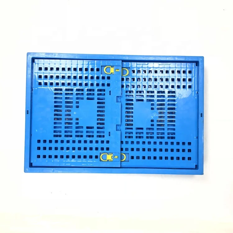 Plastic collapsible packing crate food containers folding crate plastic storage box for vegetable and fruits
