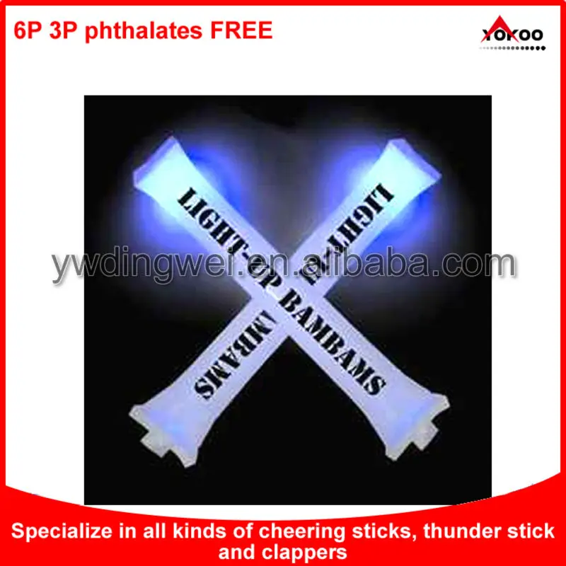 
thunder stick for promotion, Inflatable thunder stick, LED thunder stick for fun 
