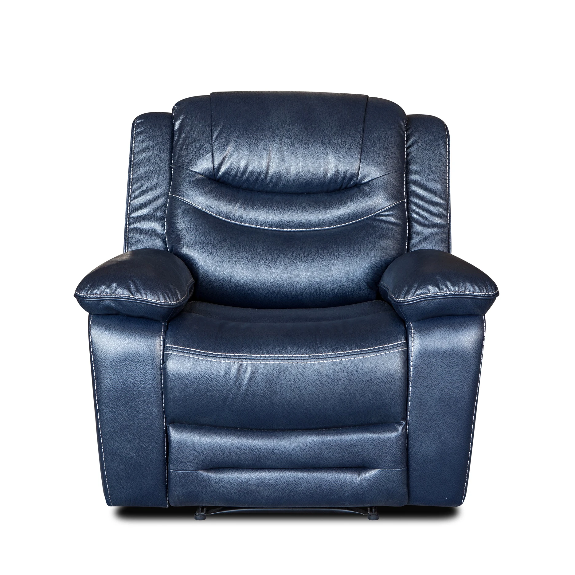 China Furniture Comfortable Genuine Leather Modern Electric Recliner Sofa