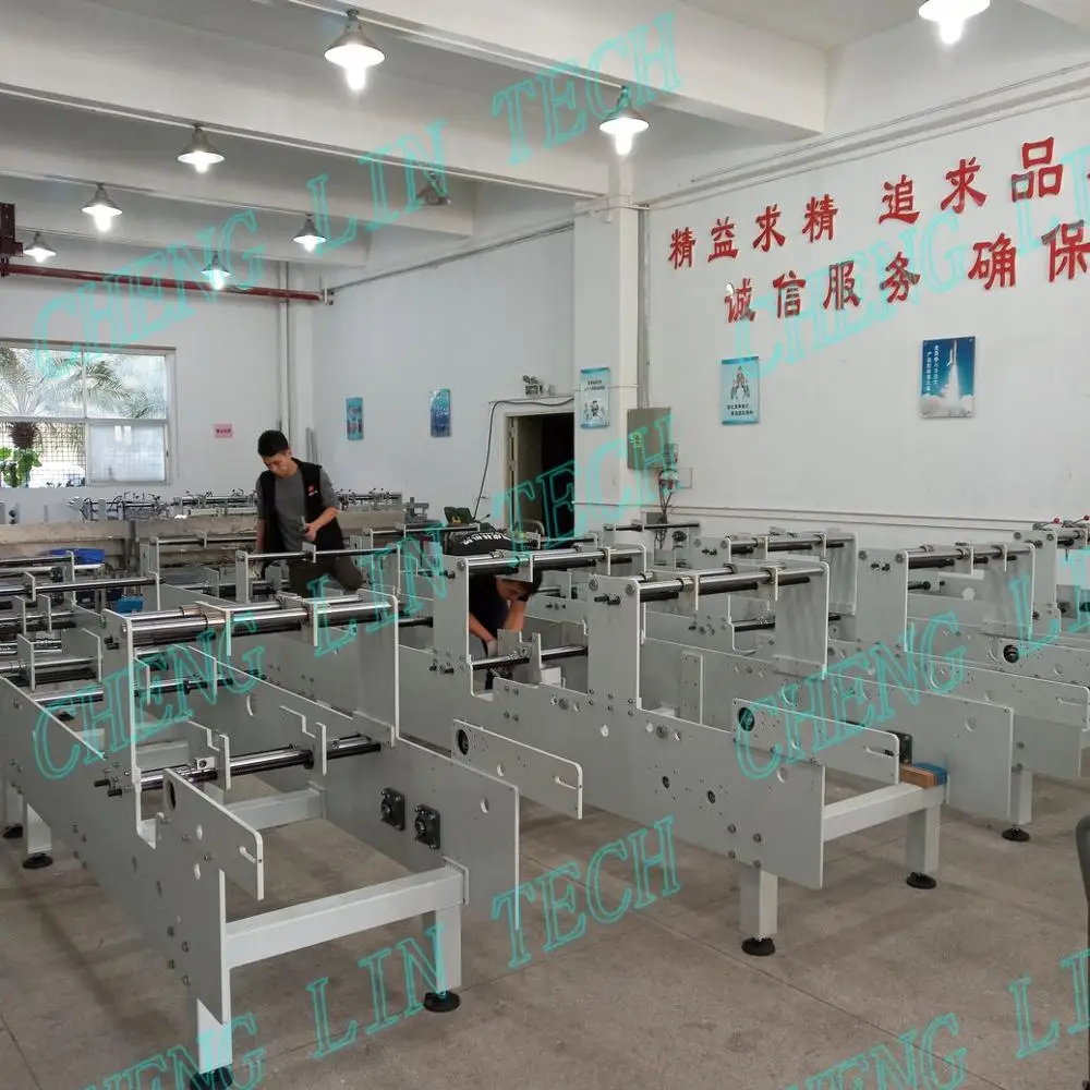 
Plastic Box Folding Machine Cheng Lin 650 and gluing function automatic bottom lock 