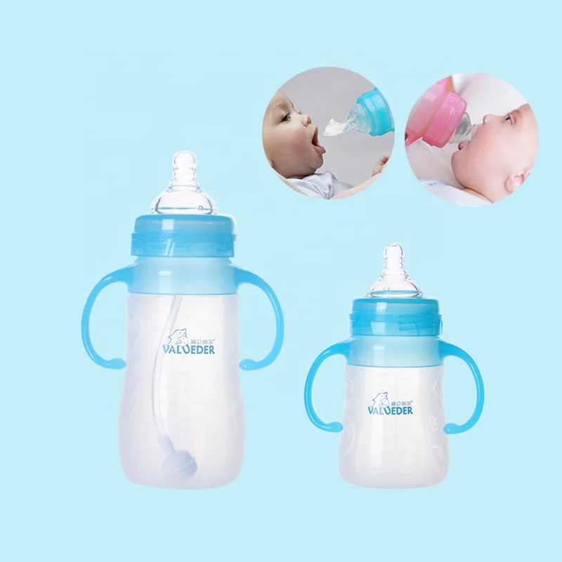 best selling  BPA-free silicone baby feeding bottle with nipple