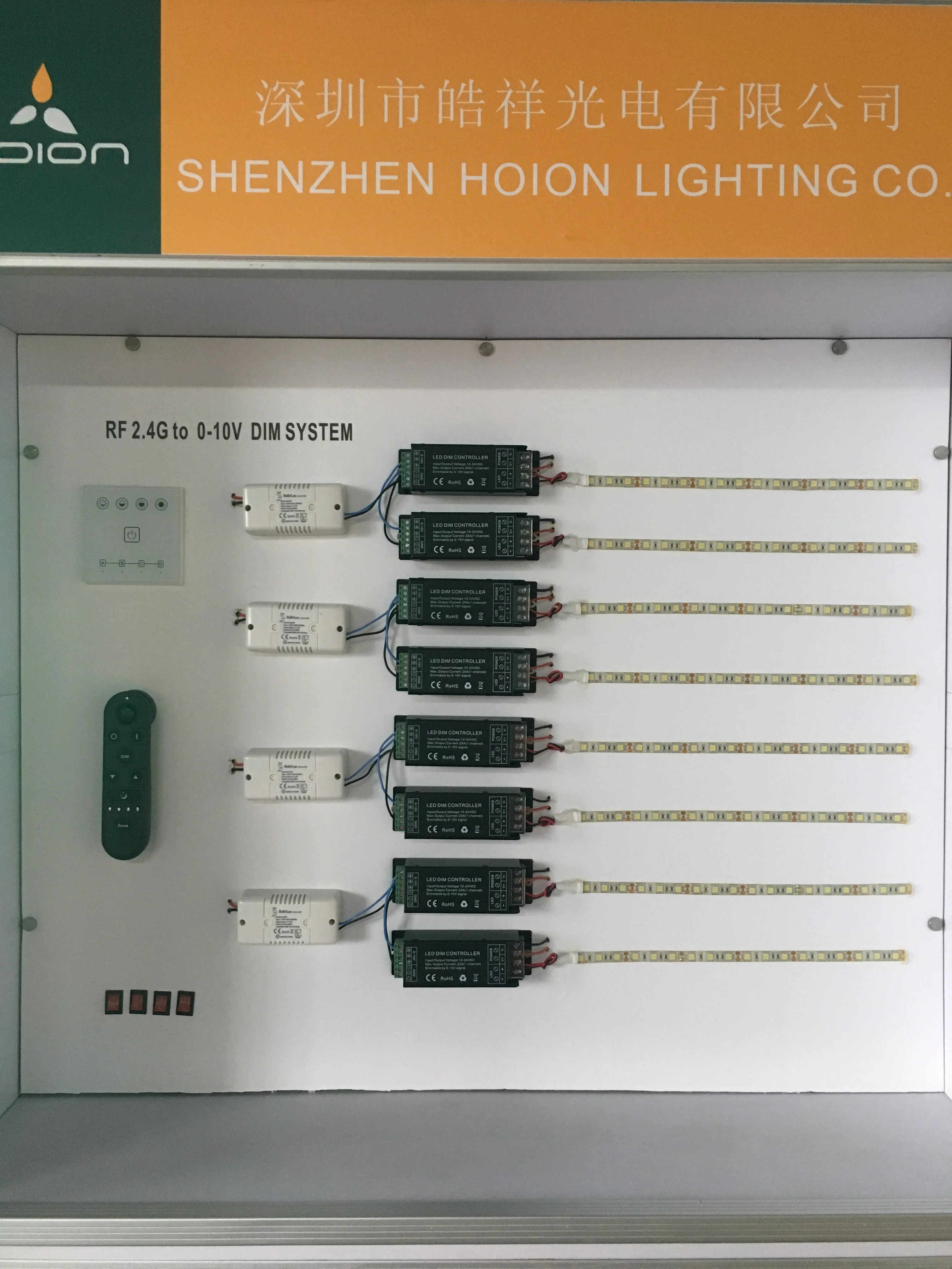 DC12V~24V 300W single color dimmer warranty Push control 0-10V dimming controller