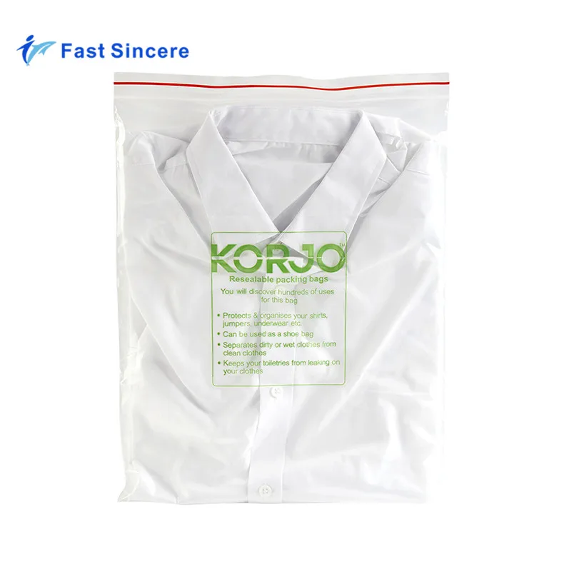 
Biodegradable Custom Printing Clothing Packaging Plastic Bag 