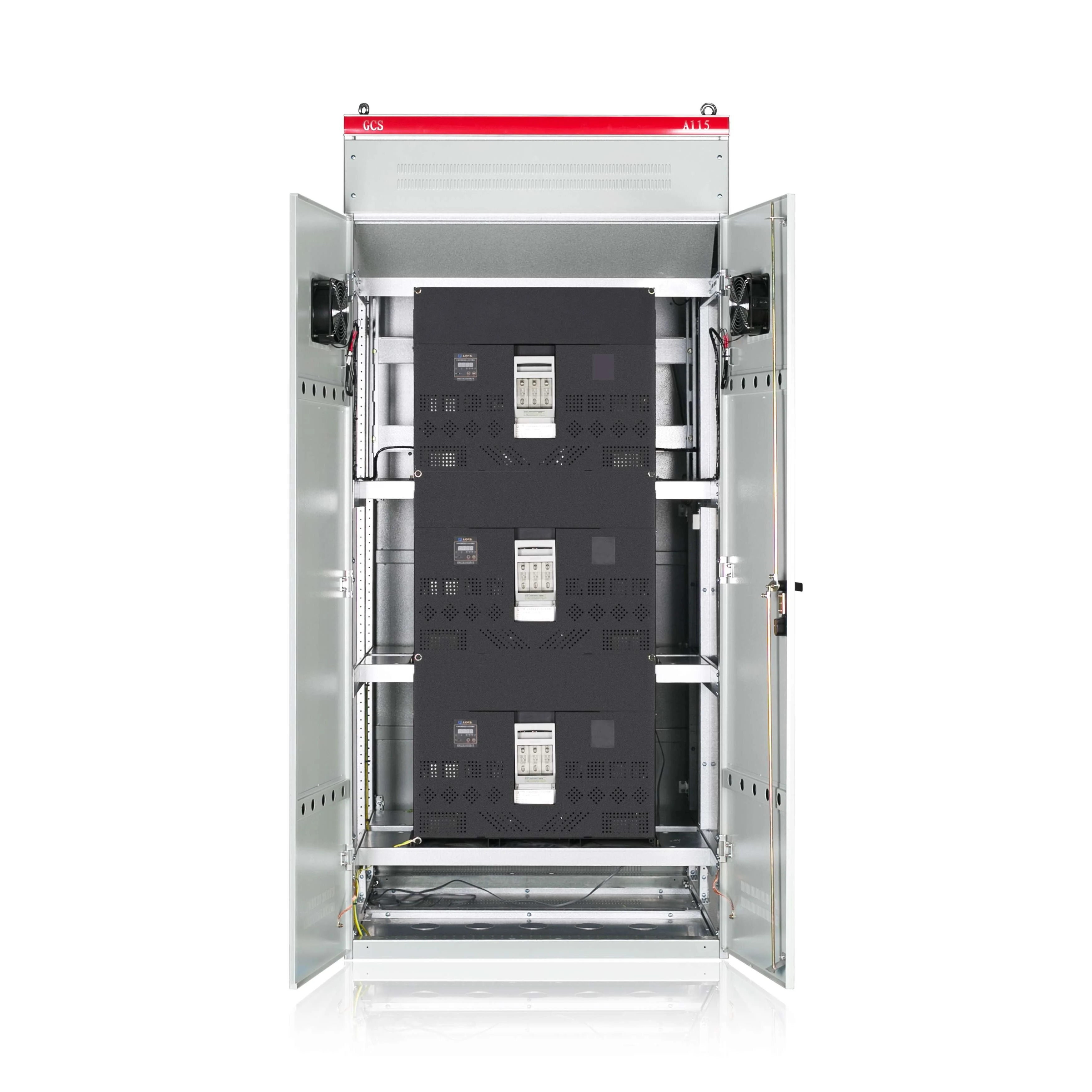 Low voltage capacitor bank panel with Thyristor switch