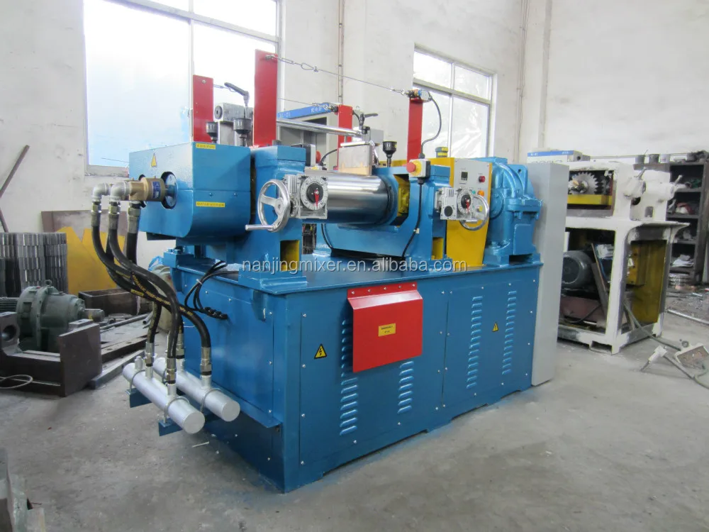 Смесительная машина 100 кг/18 дюймов, резиновая двухвальная открытая смесительная мельница