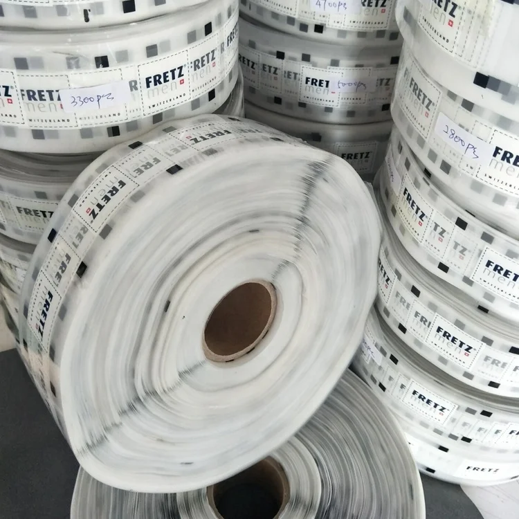  2021 popular Dongguan Factory Manufacture Roll Heat Transfer Clothing Label Custom heat transfer labels for clothing