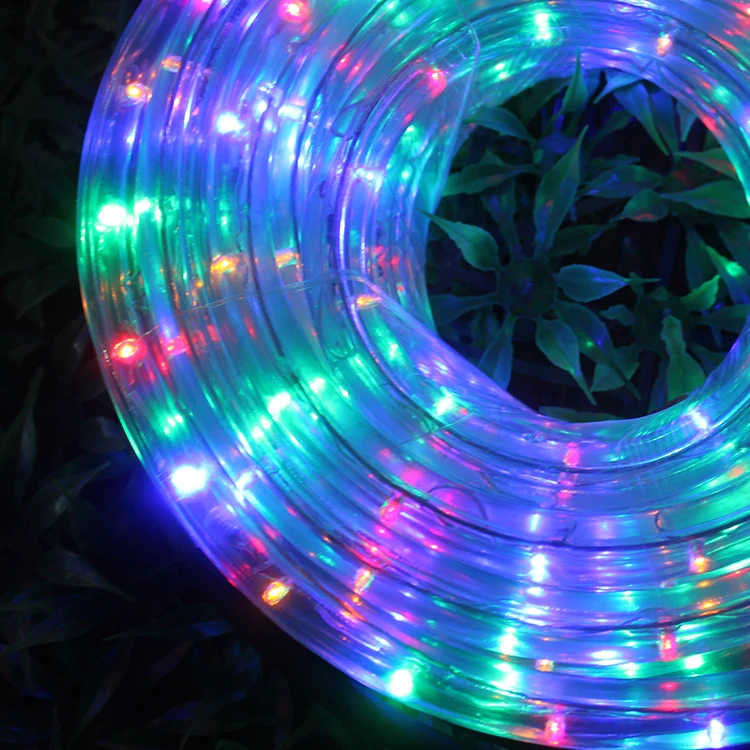 2020 PVC Multicolor Bicycle Decorative Light Led Working Lights Flat 3 Wires LED Rope Light