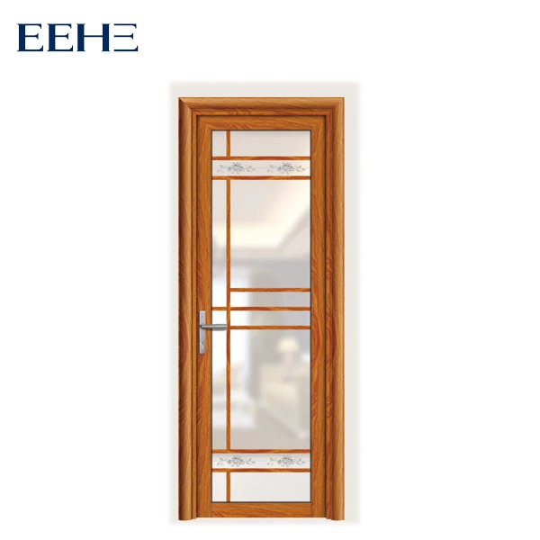 
Australia Powder Coated Aluminum Glazed toilet Swing Door 