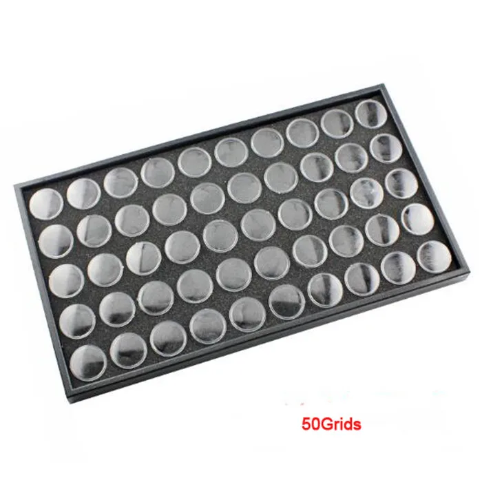 50 Pots Nail Art Decorations Storage Box For Nail Rhinestones Dust Powder Jewelry Container