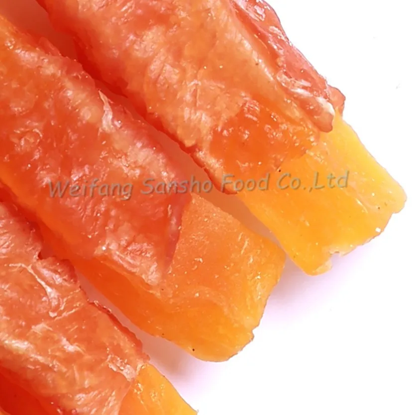 Natual Pet Food Chicken with Sweet Potato Dog Treat Chew