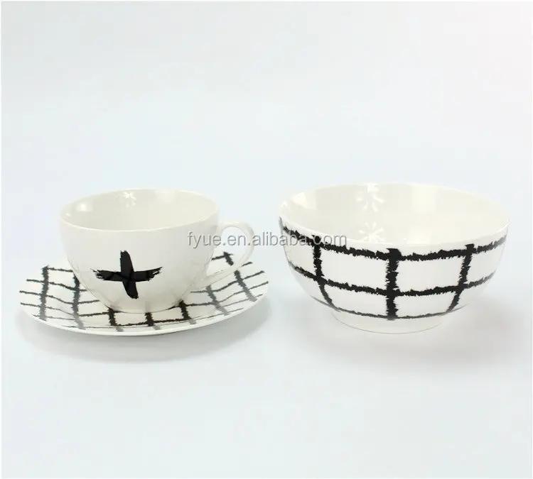 White turkish hotel ceramic dinnerware sets / durable and sustainable porcelain dinner set for weddings